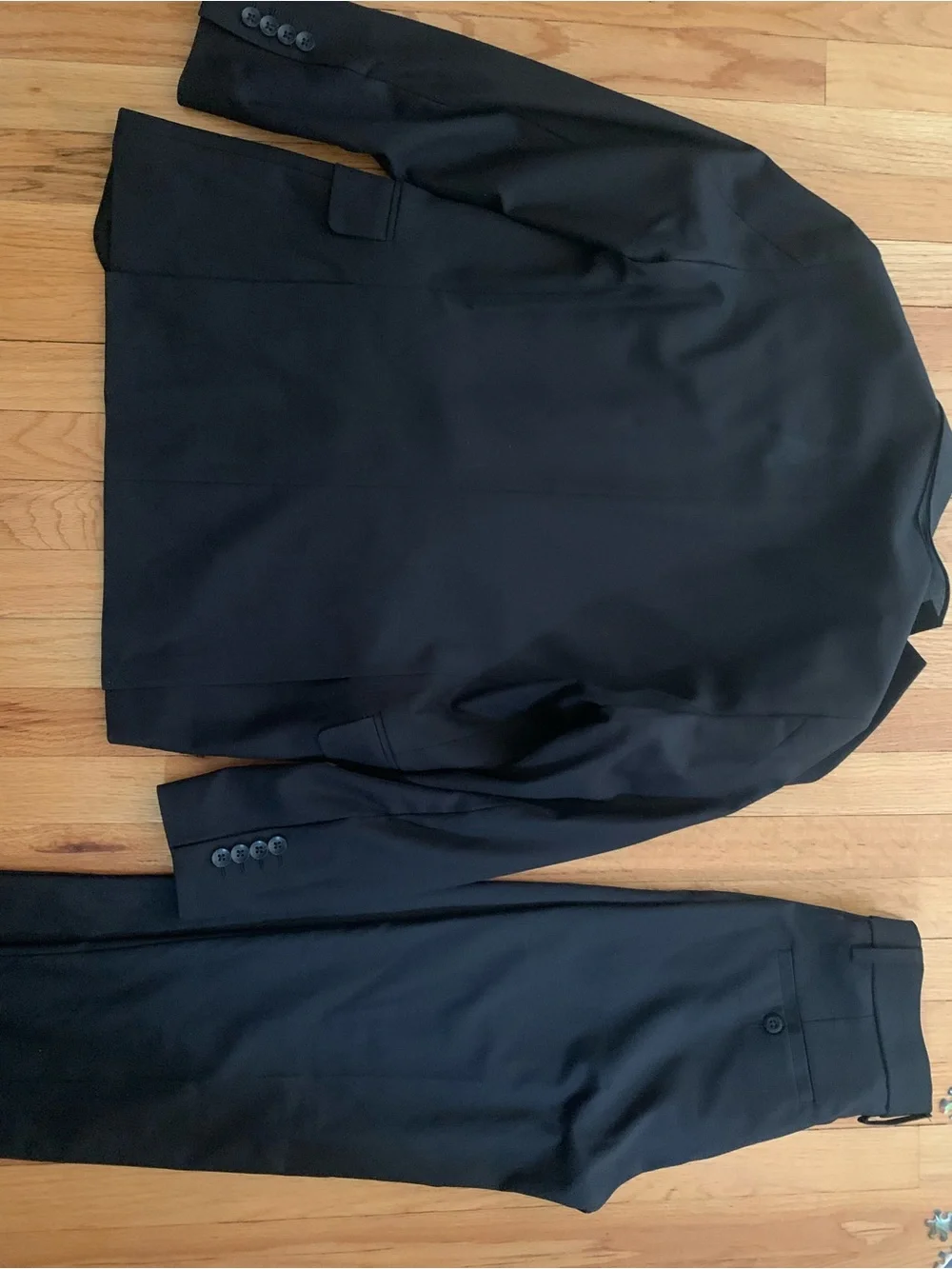 Haggar Black slim Single-Breasted Men's Blazer and slim fit pants 29x30